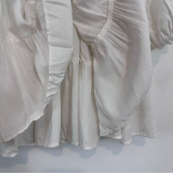 Free People Chain of Daisies Tunic Dress Ivory/Cream - Picture 14 of 16